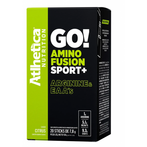 GO! Amino Fusion Sport+ Sabor Citrus (20 sachs de 7g) - Atlhetica Nutrition