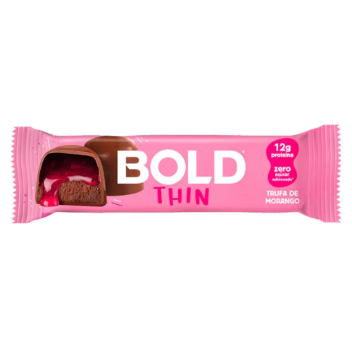 Bold Thin Sabor Trufa de Morango (40g) - Bold Snacks