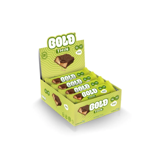 Bold Thin Sabor Bombom de Coco (Caixa 12 unidades de 40g) - Bold Snacks