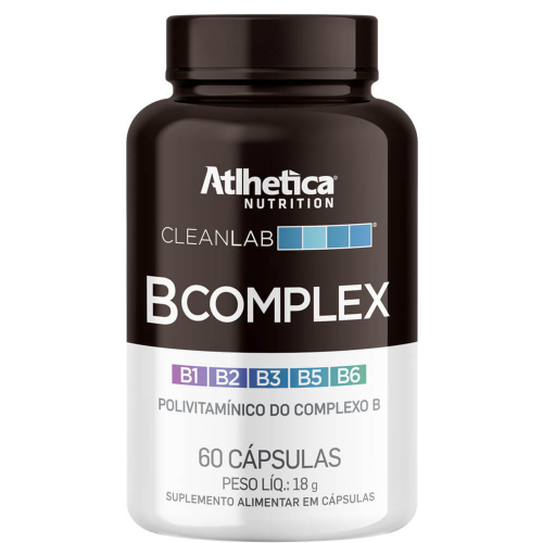 Cleanlab B Complex (60 Cpsulas) - Atlhetica Nutrition