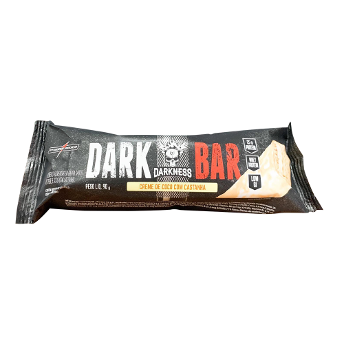 Dark Bar - Whey Bar Darkness Sabor Creme de Coco c Castanha (1 unidade de 90g) - Integralmédica