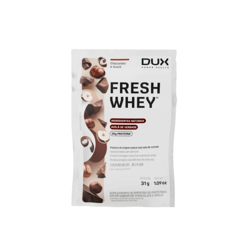 Fresh Whey Sachê Sabor Chocolate com Avelã (31g) - DUX
