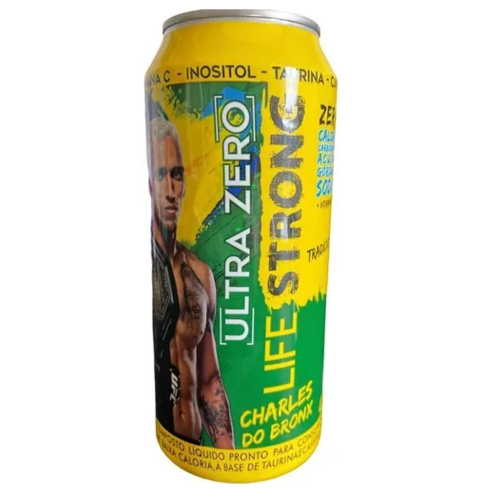 Energético Ultra Zero Ed. Especial Charles do Bronx Sabor Tradicional (437ml) - Life Strong