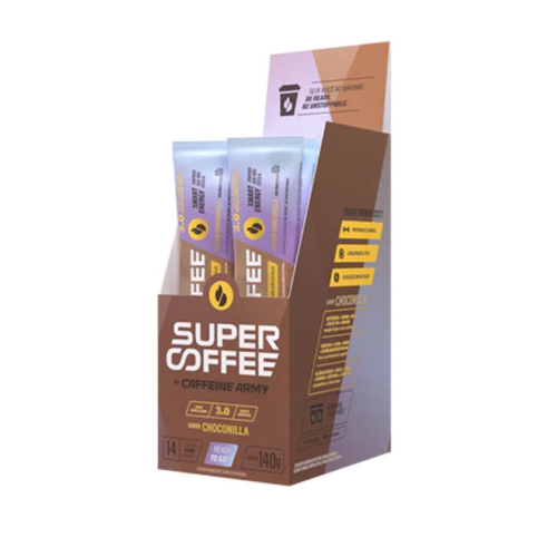 SuperCoffee 3.0 Sabor Choconilla (1 Cx com 14 Sachês de 10g) - Caffeine Army