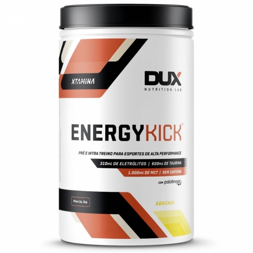 Energy Kick Sem Cafeína Sabor Abacaxi (1Kg) - Dux Nutrition
