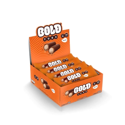 Bold Tube Sabor Paçoca (caixa c/ 12 unidades de 30g) - Bold Snacks