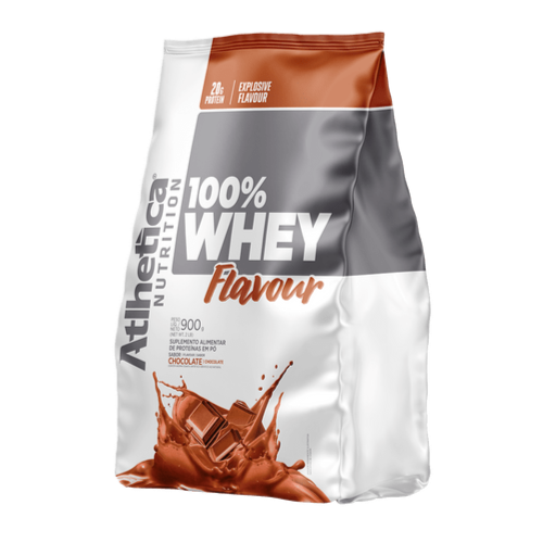 100% Whey Flavour Refil Sabor Chocolate (900g) - Atlhetica Nutrition