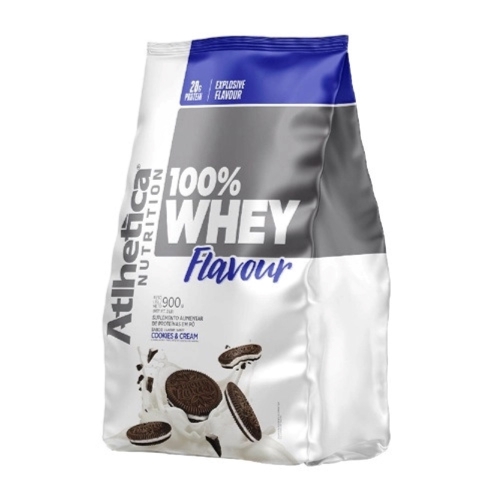 100% Whey Flavour Refil Sabor Cookies (900g) - Atlhetica Nutrition
