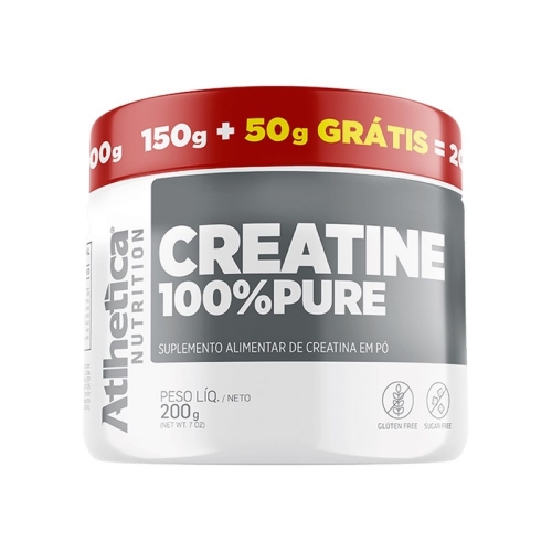 Creatina 100% Pure (200g) - Atlhetica Nutrition