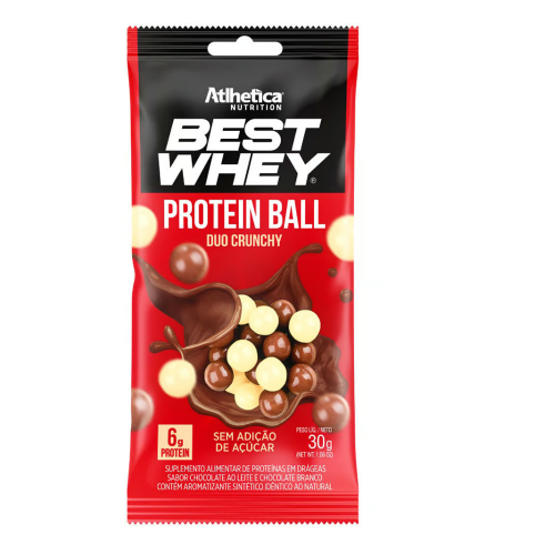 Best Whey Protein Ball Crunchy Sabor Açaí Crunchy (1 unidade de 30g) - Atlhetica Nutrition