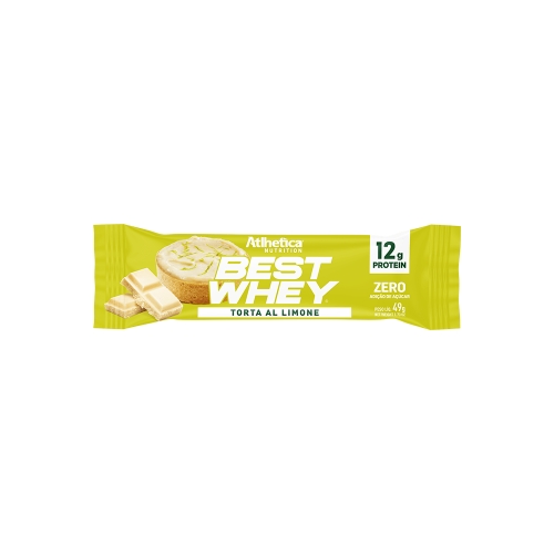 Best Whey Bar Sabor Torta de Limão (1 unidade de 49g) - Atlhetica Nutr