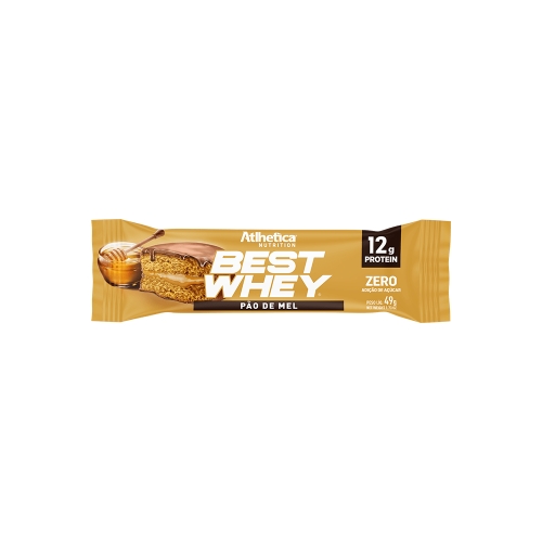 Best Whey Bar Sabor Pão de Mel (1 unidade de 49g) - Atlhetica Nutritio