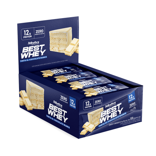 Best Whey Bar Sabor Torta de Chocolate Branco (Cx c/ 12 unidades de 49