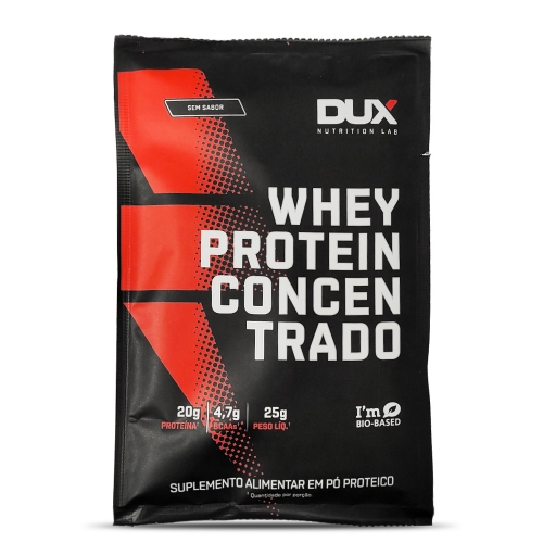 Whey Protein Concentrado Sem Sabor (1 Sachê de 25g) - Dux Nutrition
