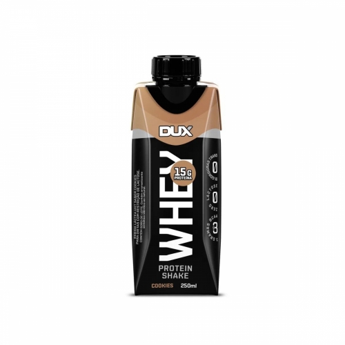 Whey Protein Shake Sabor Cookies (250ml) - Dux Nutrition