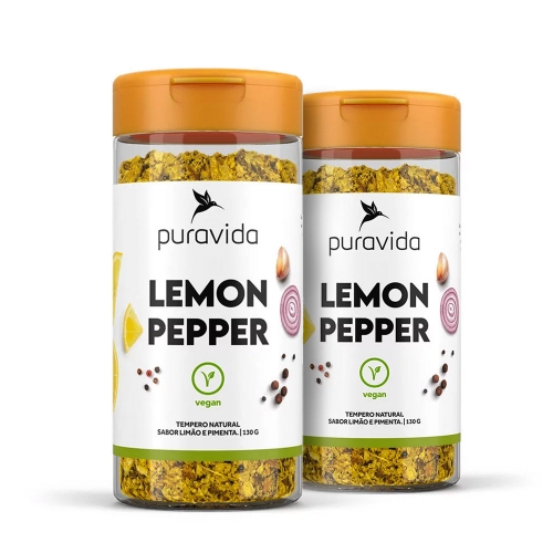 Kit 2 un Tempero Lemon Pepper (130g) - Pura vida
