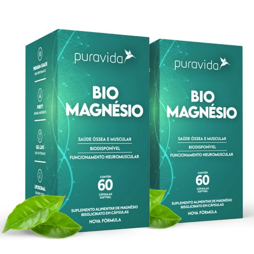 Kit 2 un Bio magnsio (60 cpsulas) - Pura Vida