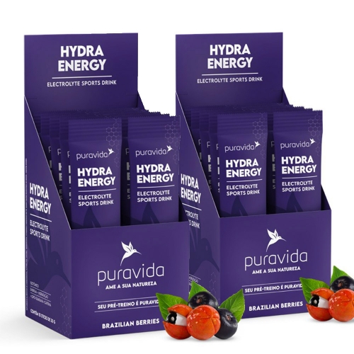 Kit 2 un Hydra Energy (Caixa com 10 Sachês de 30g cada) - Pura Vida