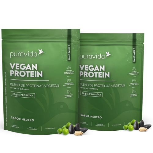 Kit 2 un Vegan Protein Neutro (450g) - Pura Vida