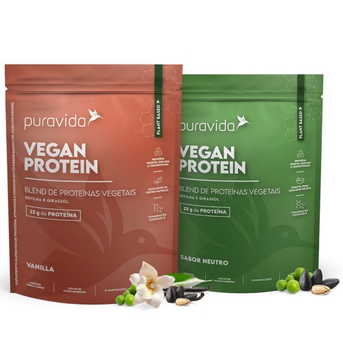 Kit 2 un Vegan Protein Sortido (450g) - Pura Vida