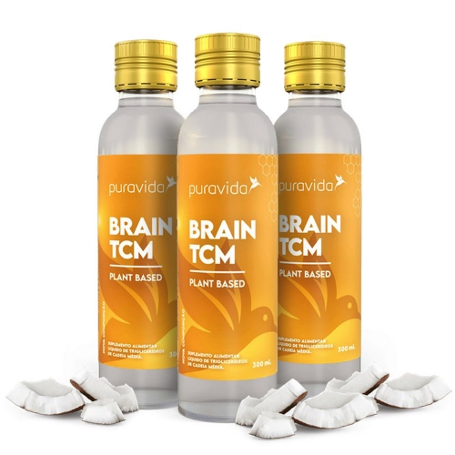 Kit 3 un Brain TCM (300ml) - Pura Vida