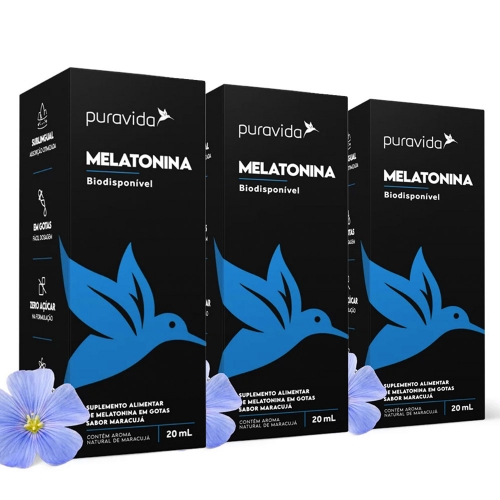 Kit 3 un Melatonina (20ml) - Pura Vida