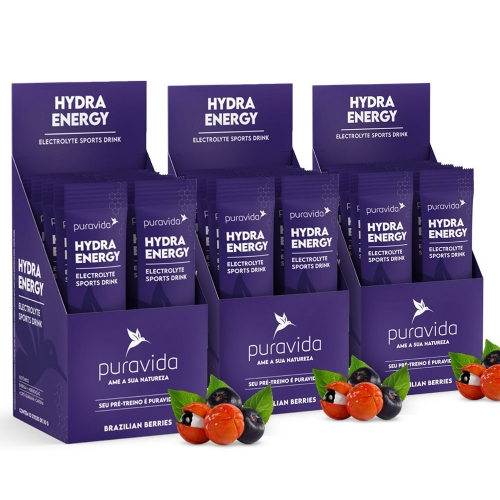 Kit 3 un Hydra Energy (Caixa com 10 Sachs de 30g cada) - Pura Vida