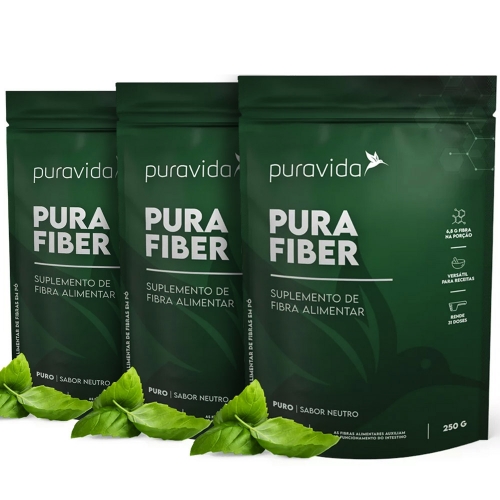 Kit 3 un Pura Fiber (250g) - Pura Vida