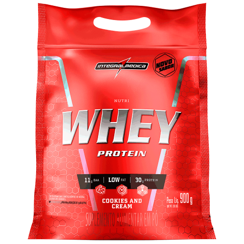 Nutri Whey Protein (Refil) Sabor Cookies & Cream (907g) - Integralmédica