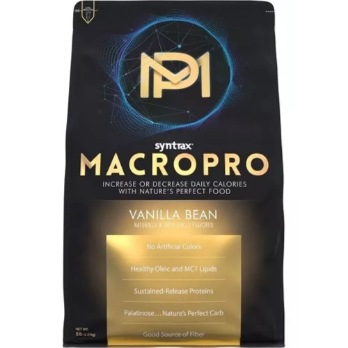 Macropro Sabor Vanilla Bean (2,270g) - Syntrax