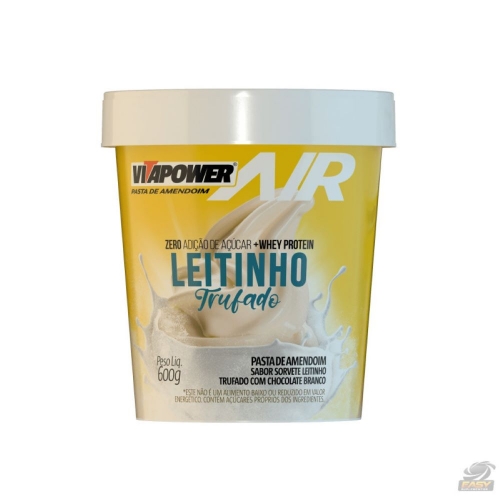 Pasta de Amendoim Air Sabor Leitinho Trufado 600g - Vitapower