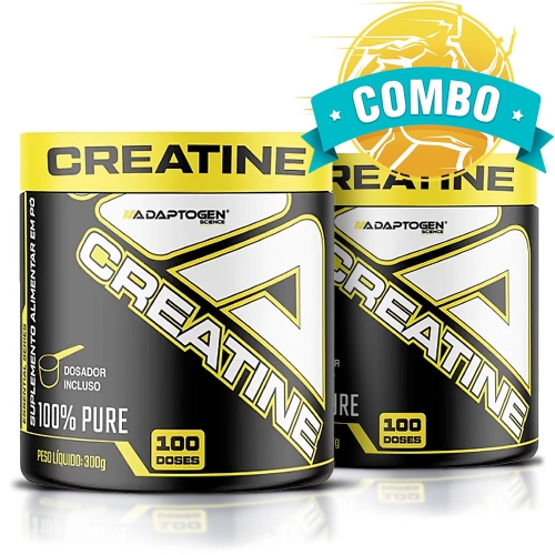 Combo 2unid Creatina Platinum Series 100 Pure (300g) Adaptogen