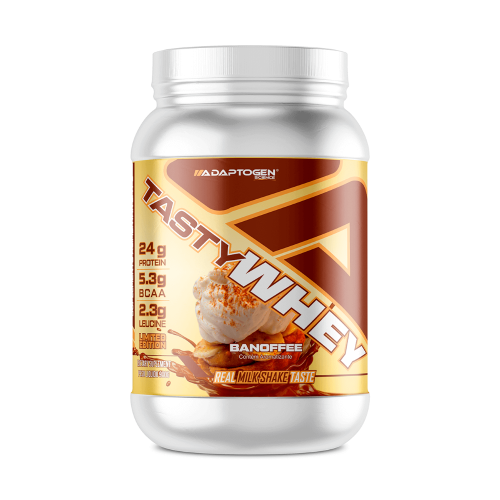 Tasty Whey Sabor Banoffee (900g) - Adaptogen Science