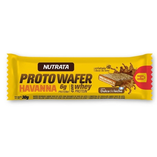 Proto Wafer Sabor Havanna Doce de Leite (30g) - Nutrata