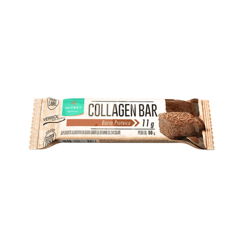 Collagen Bar Sabor Brownie de Chocolate (50g) - Nutrify