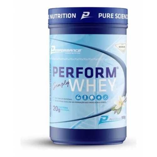 Perform Simply Whey Sabor Baunilha (900g) - Performance Nutrition