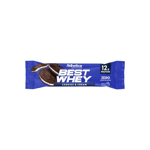 Best Whey Bar Sabor Cookies & Cream (1 unidade de 49g) - Atlhetica Nut