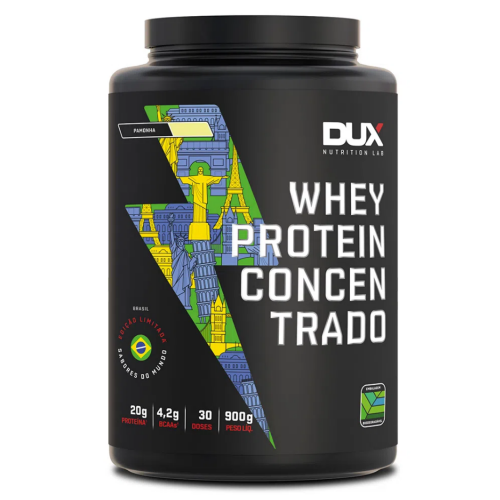 Whey Protein Concentrado Sabor Pamonha (900g) - Dux Nutrition