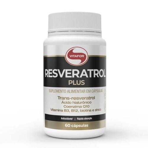 Resveratrol Plus (60 Cápsulas) - Vitafor