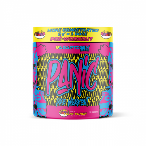 Panic Pré Workout Super Concentrado Sabor Fruit Punch  (300g) - Adaptogen