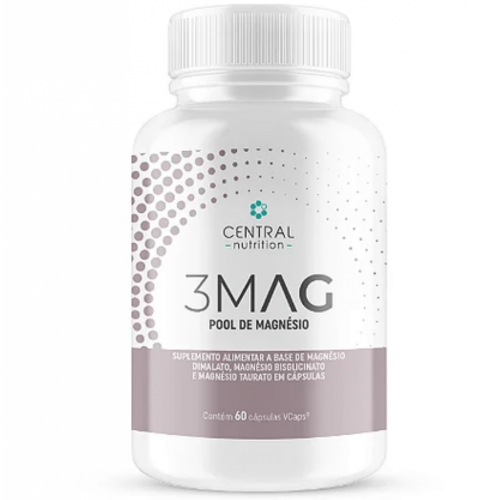 3MAG Pool de Magnésio (60 Cáp.) - Central Nutrition