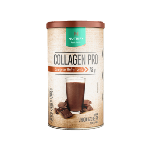 Collagen Pro Sabor Chocolate Belga (450g) - Nutrify