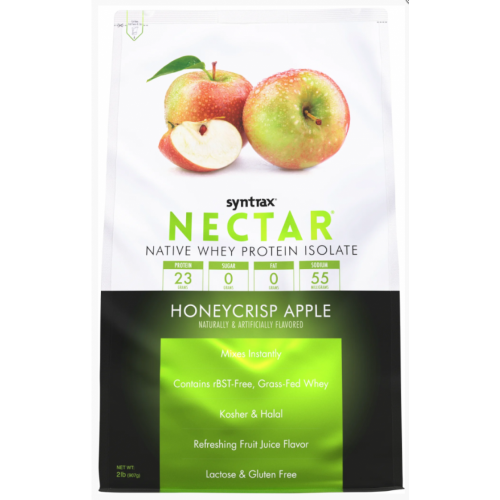 Nectar Whey Protein Isolado Refil Sabor Honeycrisp Apple (907g) - Syntrax