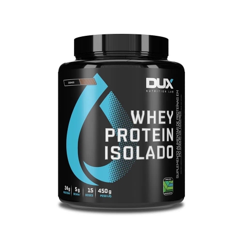 Whey Protein Isolado Sabor Cookies (450g) - Dux Nutrition