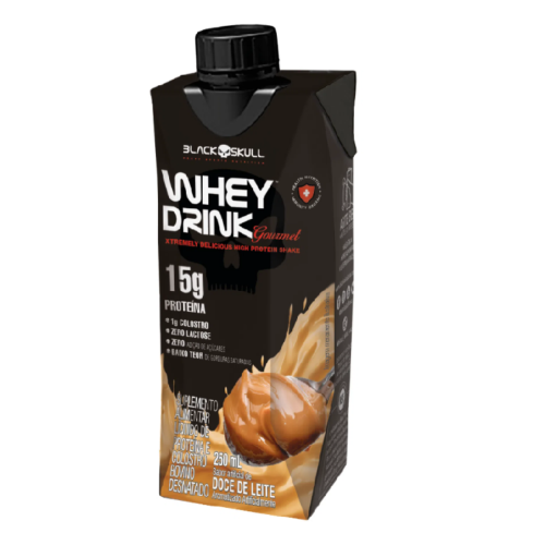 Whey Drink Gourmet Sabor Doce de Leite (250ml) - Black Skull