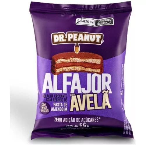Alfajor Sabor Avelã (55g) - Dr Peanut