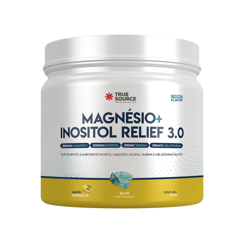 Magnésio Inositol Relief 3.0 Sabor Maracujá (350g) - True Source