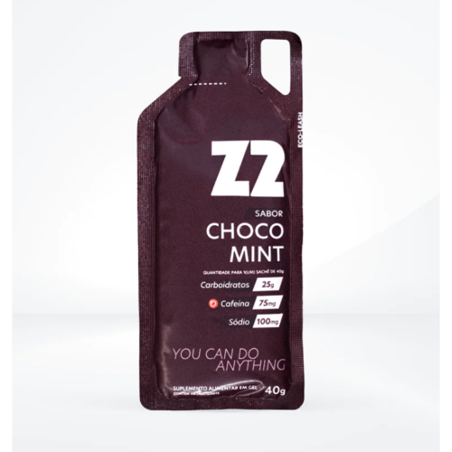 Energy Gel Z2 Sabor Choco Mint (40g) - Z2 Foods