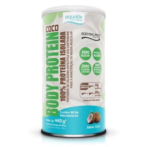 Body Protein Sabor Coco (440g) - Equaliv
