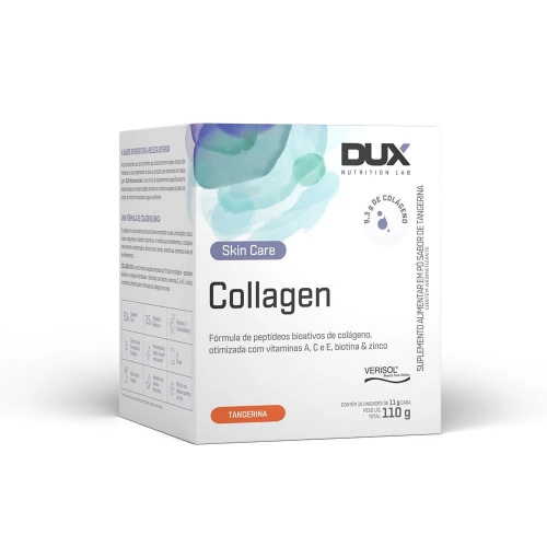 Collagen Skin Care Sabor Tangerina (Caixa com 10 Sachês) - Dux Nutrition